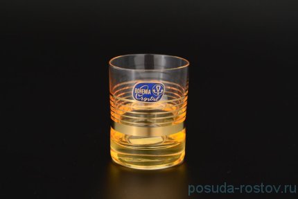 Стопки 60 мл 6 шт &quot;Барлайн /Янтарь /золотые полосы&quot; / 059445