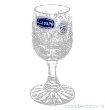 Рюмки 25 мл 6 шт &quot;Glasspo /Хрусталь резной&quot; / 011746