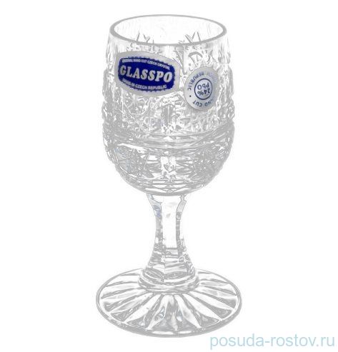 Рюмки 25 мл 6 шт "Glasspo /Хрусталь резной" / 011746