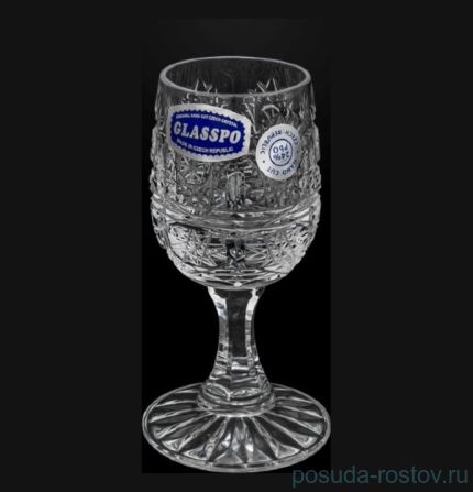 Рюмки 25 мл 6 шт &quot;Glasspo /Хрусталь резной&quot; / 011746
