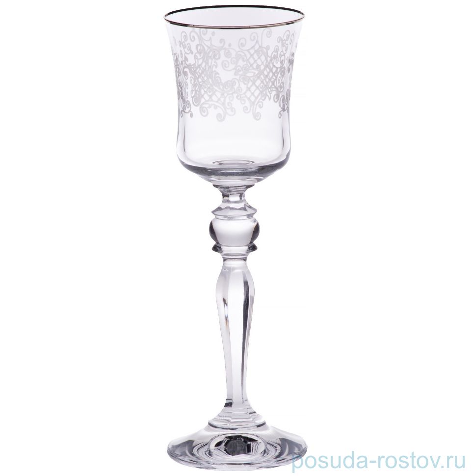 Рюмки 60 мл 6 шт "Грация /381 /Отводка платиной" / 125284