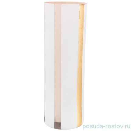 Ваза для цветов 10 х 30 см &quot;Cilindro glamour white&quot; / 269696