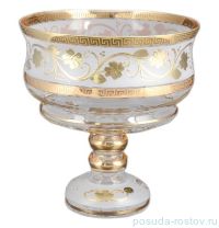 Фруктовница 26 см н/н белая &quot;Версаче /Золотой цветок&quot; / 099278