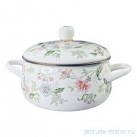 Кастрюля эмалированная 18  см с крышкой 2 л &quot;Mignolia (подарочная упаковка) / 358427