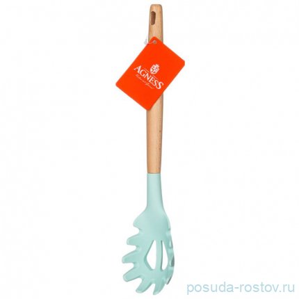 Ложка поварская 31,5 см бирюзовая / 278973