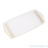 Поднос 36 см прямоугольный &quot;Сабина /Золотые лучики&quot; / 268758