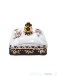 Крышка для маслёнки 250 гр &quot;Мэри-Энн /Полевой цветок /Кобальт&quot; / 273916