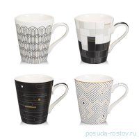 Набор кружек 320 мл 4 шт &quot;myCOFFEE /Infinity&quot; / 288619