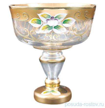 Конфетница 13 см н/н золото &quot;Star Crystal /Лепка&quot; / 099046
