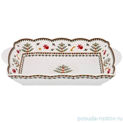 Блюдо 26 х 16 х 5 см прямоугольное &quot;Christmas Collection&quot; / 192119