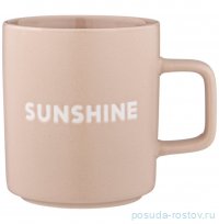 Кружка 400 мл бежевая &quot;Sunshine&quot; / 330231