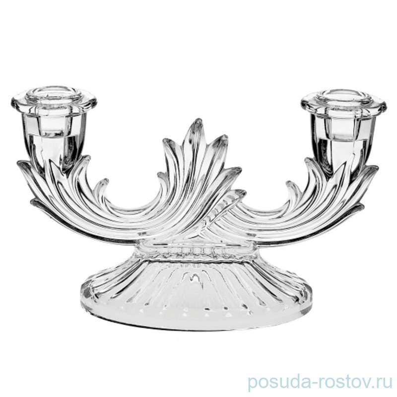 Подсвечник 21 см 2-х рожковый / 104646