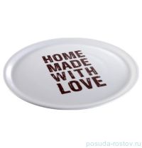 Тарелка для пиццы 33 см синяя &quot;Tescoma /HOME MADE WITH LOVE&quot; / 145613