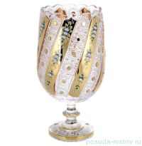 Ваза для цветов 38 см н/н &quot;Хрувсталь с золотом&quot; / 145740