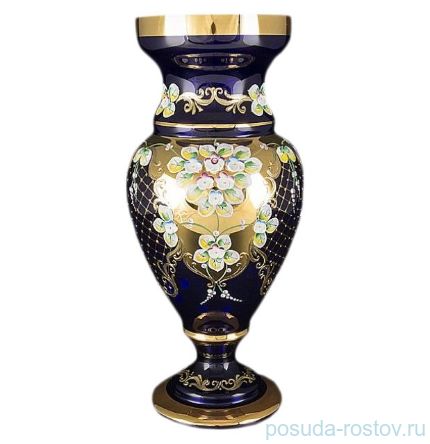 Ваза для цветов 35 см &quot;Лепка синяя&quot; / 038789