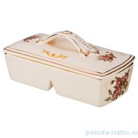 Емкость для пищевых продуктов 21,5 х 10,5 х 10 см с крышкой &quot;Корейская Роза&quot; / 194506