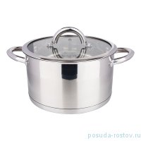Кастрюля 20 х 11,5 см со стеклянной крышкой 3,5 л &quot;midnight&quot; / 253972