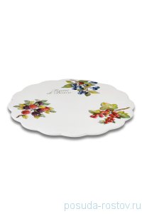 Блюдо для торта 34 см &quot;Artigianato ceramico /Лесные ягоды&quot; / 243562