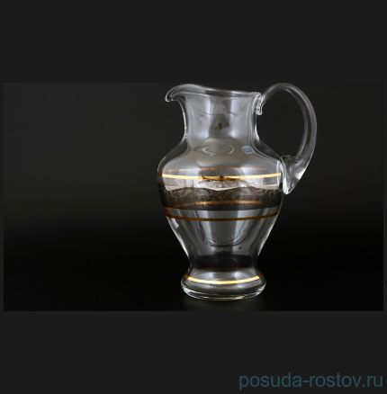 Кувшин для воды 1,5 л &quot;Цветочный узор на платине&quot; / 114409