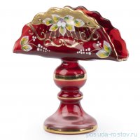 Салфетница 18 см н/н &quot;Лепка красная&quot; SC / 150770