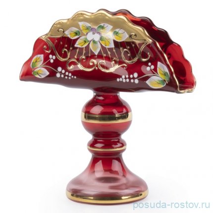 Салфетница 18 см н/н &quot;Лепка красная&quot; SC / 150770