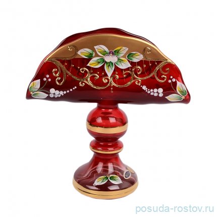 Салфетница 18 см н/н &quot;Лепка красная&quot; SC / 150770