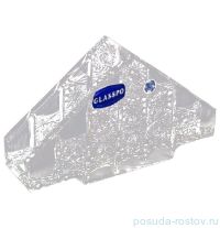 Салфетница 17 см &quot;Glasspo /Хрусталь резной&quot; / 011431