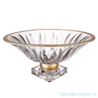 Фруктовница 36 х 20 х 16 см н/н овальная &quot;Flame /Матовая полоса&quot; AS Crystal / 208840