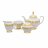 Кофейный сервиз на 6 персон 15 предметов &quot;Констанц /Rio white gold&quot; / 232750