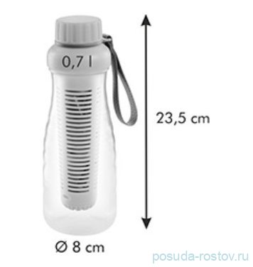 Бутылка с ситечком 700 мл розовая &quot;Tescoma /myDRINK&quot; / 220912