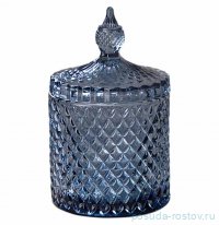 Банка для сыпучих продуктов 10,5 х 10,5 х 17 см &quot;Diamant blue&quot; / 343511
