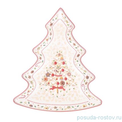 Блюдо 20 см Ёлочка &quot;Christmas world /Multi&quot; / 273715