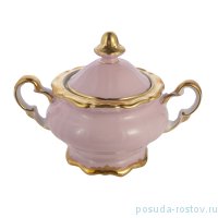 Сахарница 250 мл &quot;Престиж /Золотая отводка&quot; розовый / 222933