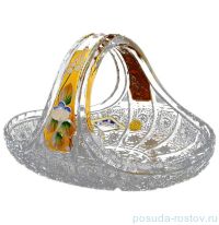 Корзинка 23 см &quot;Хрусталь с золотом&quot; / 033544