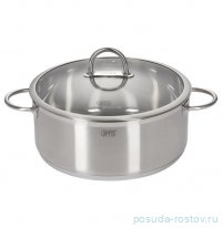 Кастрюля 32  х 13 см со стеклянной крышкой 9,6 л &quot;Signo&quot; / 362083