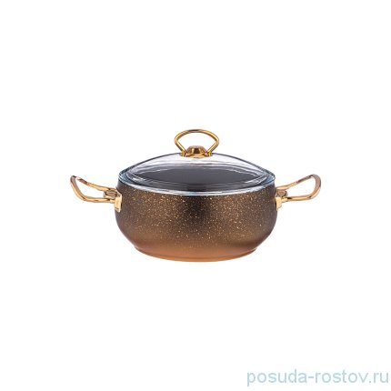 Кастрюля 18 х 8 см со стеклянной крышкой 1,8 л &quot;Agness /Mercury&quot; / 230273