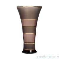 Ваза для цветов 30 см &quot;Дымчатая /Золото /60015&quot; / 169632