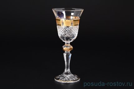 Рюмки для водки 60 мл 6 шт &quot;CRYSTAL HEART /Золотые окошки&quot; / 117315