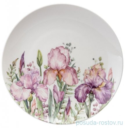 Тарелка 25,5 х 2,5 см &quot;Irises&quot; (4шт.) / 363059
