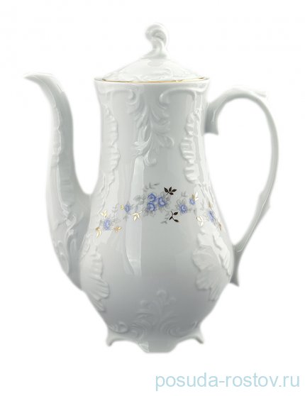 Кофейник 1,2 л &quot;Рококо /Голубой цветок&quot; / 061486