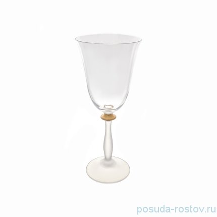 Бокалы для красного вина 250 мл 6 шт &quot;Анжела /Золотой ободок&quot; AS Crystal / 235697