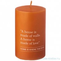 Свеча столбик 10 х 6 см &quot;Home&quot; / 333096