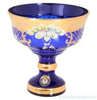 Конфетница 17 см н/н &quot;Лепка /Синяя&quot; E-S / 125296