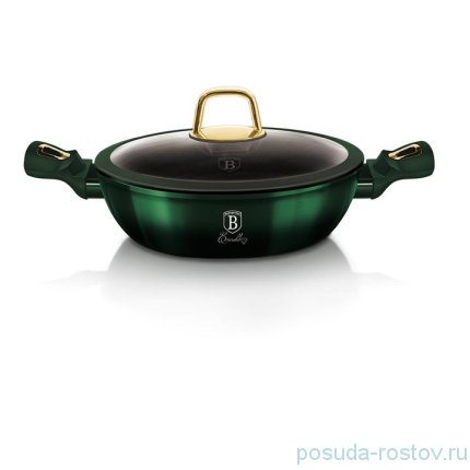 Сотейник 28 см с крышкой 3,8 л &quot;Emerald Collection&quot; / 214599