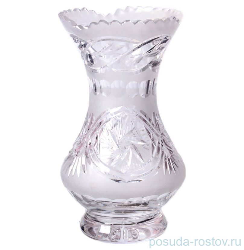 Ваза для цветов 17 см "Иксовка /Резная" / 137990