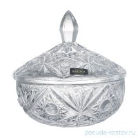 Ваза для конфет 15 см с крышкой &quot;Тукана-Миранда /Без декора&quot; / 036850