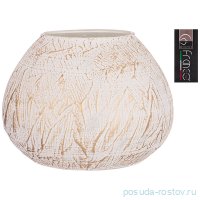 Ваза для цветов 20 см &quot;Inside tailor gold white&quot; / 288719