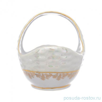 Корзинка 17 см &quot;Корона /Аляска /Роза перламутр&quot; / 299564