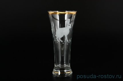 Стаканы для пива 300 мл 6 шт &quot;Звери /Отводка золото&quot; R-G  / 094783
