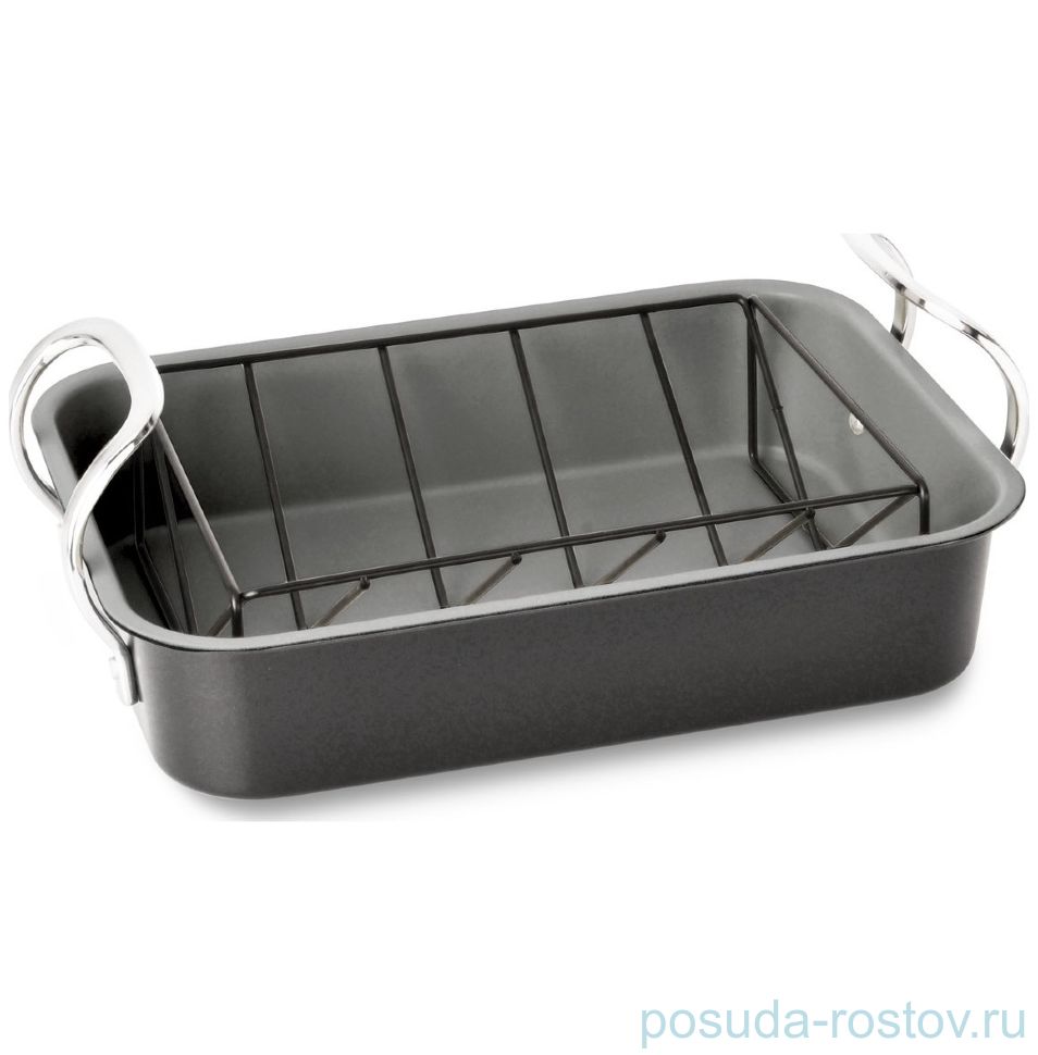Противень 37,5 х 26 х 13,5 см с решеткой "Earthchef" / 163323